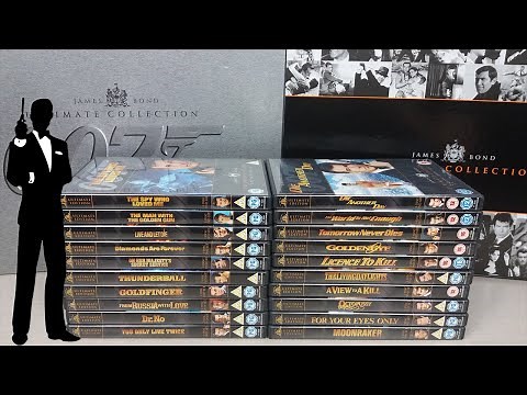 James Bond 007 Ultimate Edition DVD Collection Set Unboxing... Found on a Farm?