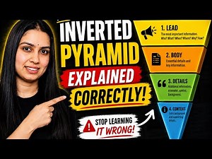 The Inverted Pyramid Explained CORRECTLY | News Writing Masterclass #1