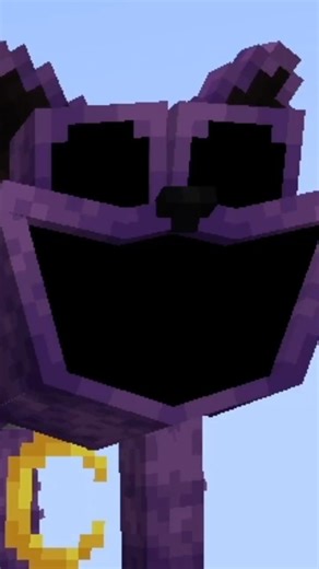 BIG PURPLE CAT!? 🤯 Match The Poppy Playtime Mob in Minecraft! #shorts #minecraft