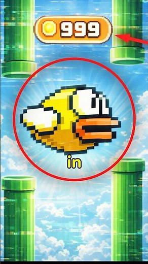 What happens when you reach the end of flappy bird #youtubeshorts