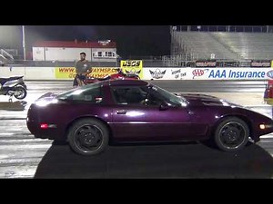 Stock LT1 C4 Corvette Running Mid 13s
