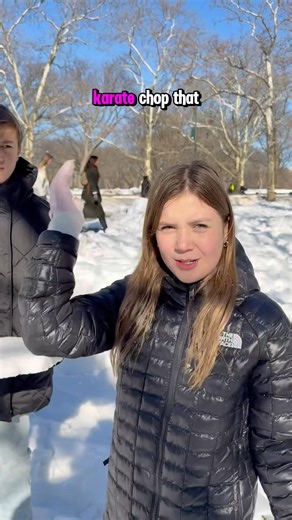 Can I karate chop the ice? ￼