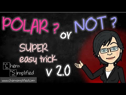 🌟SUPER EASY | How to determine if a molecule is POLAR or NOT | v.2.0 | Must Watch❗– Dr K