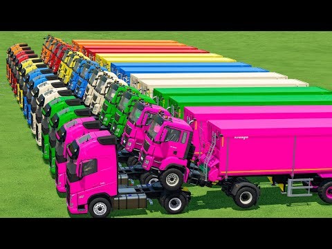 Double Trucks With Big Trailer Transport In Fs22 | Farming Simulator 22 |