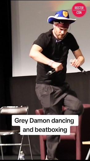 Grey Damon (Station 19) shared a few dance moves and did some beatboxing during his panel at the #FRR convention. #greydamon #station19 #convention #dreamitcon #jackgibson