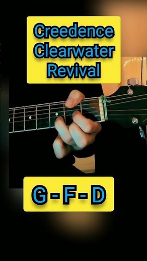 Creedence Clearwater Revival - Proud Mary - Guitar Tutorial #guitar #youtube #chords #music