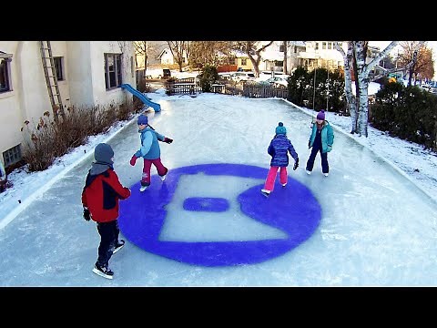 How to Build an Ice Rink - Minnesota Cold (Part 22)