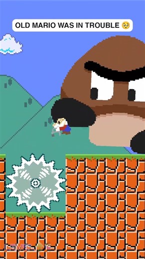 Giant Goomba Helped Old Mario 🥹