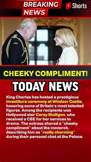 BREAKING: The "Cheeky Compliment" King Charles Received at Windsor Castle!