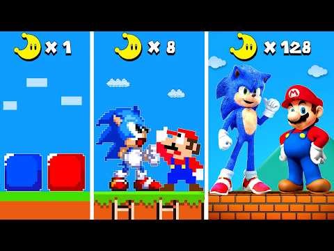 Super Mario Bros. But Every Moon Turns Mario and Sonic Into Realistic