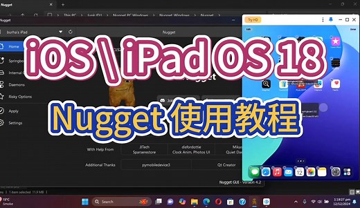 最新最全基于 iOS \ iPad 18.2 的 Nugget 使用教程，灵动岛、屏蔽 OTA 更新、全天候显示等
