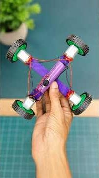 DIY DC Motor Tricks with New Ideas! ⚡ #shorts #diy #dcmotor