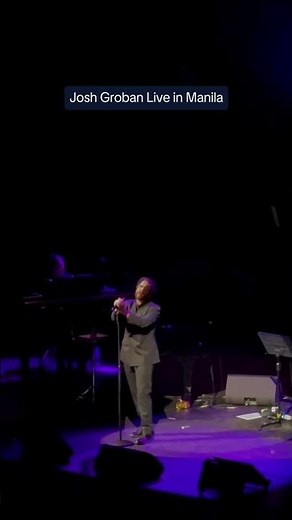 Josh Groban Live in Manila (2026) To Where You Are #joshgroban