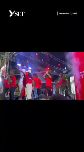 Alva Baptiste and Richard Frederick shared tender moments with their family and friends at the SLP “Thank You Rally”. 🎥: Keira St. Rose | St. Lucia Times News