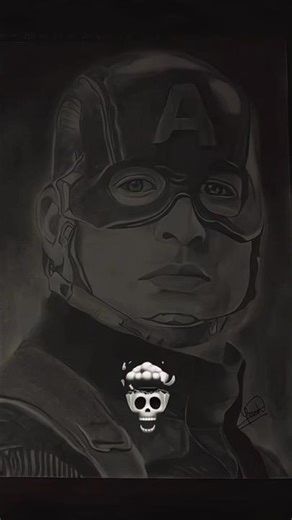 Captain America is Legend! #art #marvel #mcu #shorts