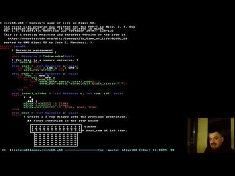 Conway's Game of Life in Algol 68