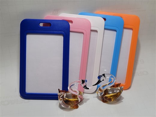 ID Badge Buddy, Lanyard, Card Holder, Marker Parker, Double Sided, Vertical Sliding Style. - Etsy