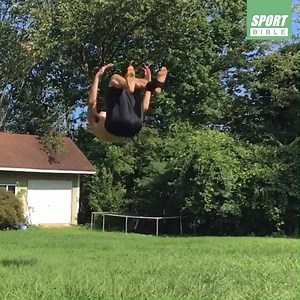 This guy just completed the first ever standing double backflip on flat ground... 😯🙌🔥 | SPORTbible