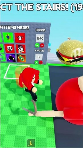 Mikey Became a Giant Ball to Crush JJ on the Killer Stairs !? 😱🔴🏃‍♂️ (Maizen Roblox) #roblox #funny