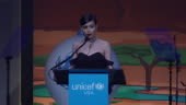 SPEECH - Sofia Carson talks about the 15th Annual UNICEF Snowflake...
