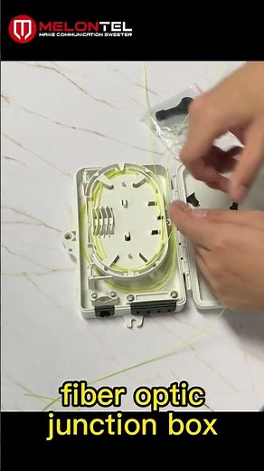 How to use fiber optic junction box! Simulation demonstration！
