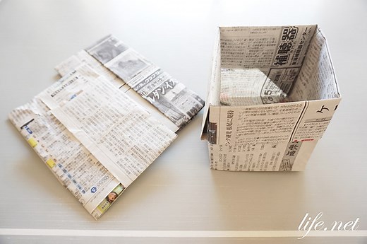 あさイチの新聞紙ゴミ箱の作り方と折り方を紹介。簡単で便利！
