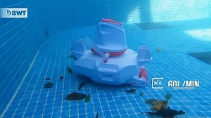 BWT Akku Poolroboter BC100 Plus | Kabelloser Poolsauger für Poolbodenreinigung bis 20 m² | automatischer akkubetriebener Poolreiniger für Stahlwandpool, Aufstellbecken, Flachbodenpools