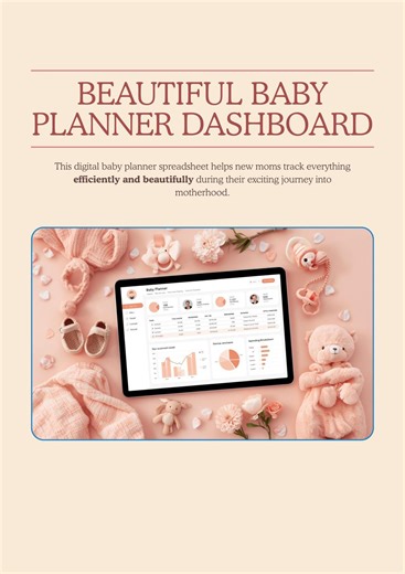 Baby Planner Spreadsheet: Pregnancy Tracker, Budget, Feeding, Sleep (digital Download) - Etsy