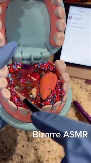 Bizarre ASMR Dental Role Play on YouTube