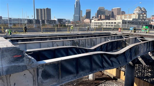 'A great step in the project': Girders to be installed on Daniel C. Beard Bridge this week