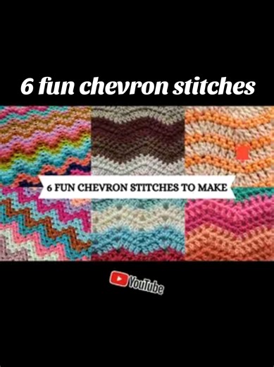 New compilation video tutorial up on my YouTube channel featuring 6 fun crochet Chevron Stitches! Find me on youtube @crochetmelovely! Like and subscribe! 🌈💝😃 https://youtube.com/watch?v=-xnF1SNiSms&pp=0gcJCdMKAYcqIYzv . . . #yarn #video #crochetvideos #crochet #youtube