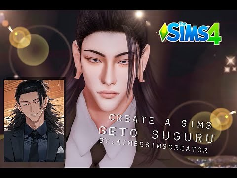 💖THESIMS4 Create a Sims Ref anime : Geto Suguru (Jujutsu Kaisen)💖 ( By : aimeesimscreator )
