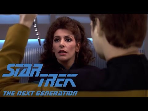 Data Stabs Troi | (HD) Star Trek: The Next Generation (TNG)