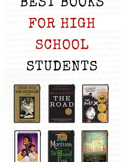 Best Books for High School Students #BookTok #HighSchoolBooks #YAbooks #BooksForTeens #TeenReaders #BookRecommendations #ReadingList #MustReadBooks