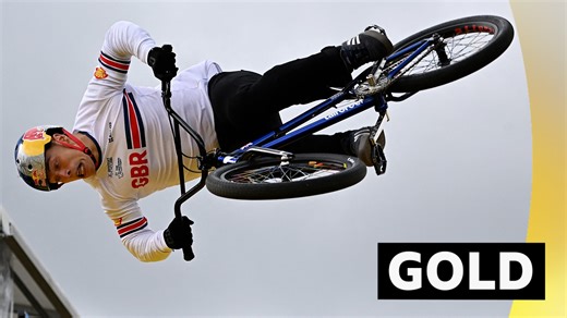 Cycling World Championships 2023: Great Britain's Kieran Reilly wins BMX freestyle gold