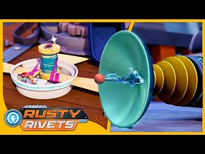 Rusty and Ruby Shrink Down | Rusty Rivets | Cartoons for Kids