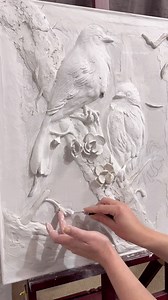 6K views · 842 reactions | Bas relief Art ☺️ “Drywall Art sculpture” Materials: 1. Joint compound (powdered, preferably) 2. Drywall as a base 3. Acrylic paints “Thank you for being here and supporting my art. Every like, comment, and message means so much to me. Let’s keep creating together!” #art #artistsoninstagram #basrelief #drywallart #plasterart #belldelavega | Bell de la Vega. | Facebook