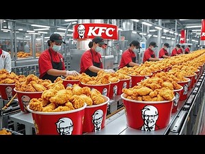 FULL PROCESS | Inside the KFC Factory - From Chicken Farm To Fried Chicken