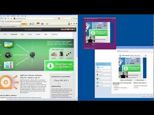 SplitCam picture in picture mode (PiP mode)