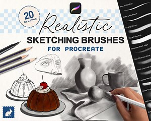 Procreate Brush Sets for Sketching Beginner Procreate Soft Pencil Pen Fineliners Charcoal Rendering Brushes for Drawing iPad Pro Brushes - Etsy Australia