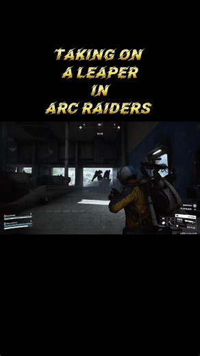 Taking on A Leaper in The Arc Raiders game! #arcraiders #gamingtiktok #fyp #fps #goty