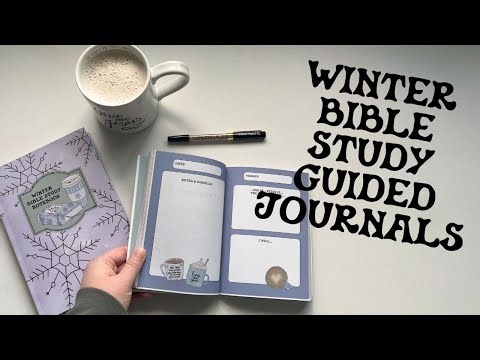 Full Color Winter Bible Study Notebook Flip Through | Creative Faith & Co.