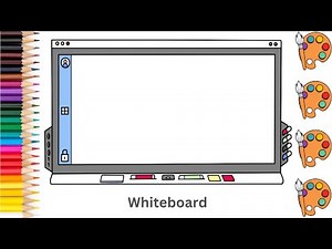 Whiteboard - Sketch Art and Paint | Step by step tutorial | Pencil to Palette