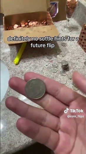 Flip 59 | Flipping A Quarter Everyday Until The Glass Overflows #coin #coinflip #money