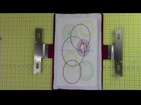 How To: Durkee 8” x 14” SturdiFrame Split Design Hoop with PE Design 11 Digitizing Software Tutorial