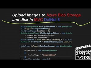 MVC DotNet 6 Upload Images to Azure Blob Storage and disk