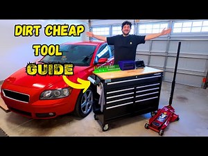 Every Tool You Need To Become A Mechanic for DIRT CHEAP (Beginner Guide to Working On Cars)