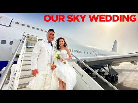 Our Wedding in The Sky - Boeing 747 Celebration Flight