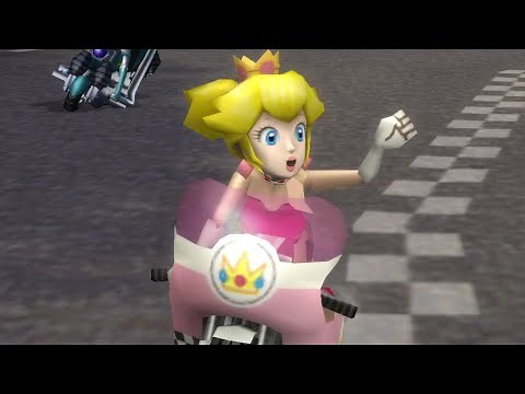 Bunny Suit Peach in Mario Kart Wii