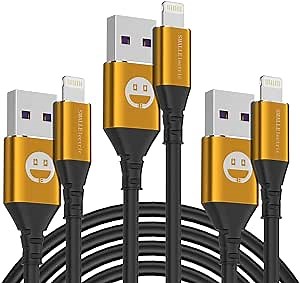 iPhone Charger 10 ft,3-Pack Extra Long Lightning Cable [Apple MFi-Certified] iPhone Charger Cord 10 Foot Fast Charging for iPhone 13 12 11 Pro Max X XS XR/8 Plus/7 Plus/6/6s Plus/5s /5c/iPad mini Air